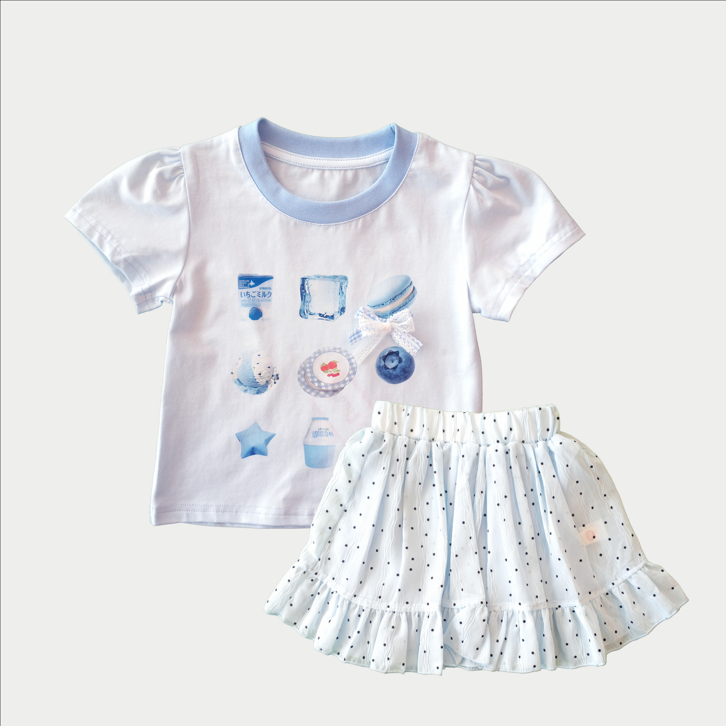 Blue Desserts Girls Nikar Suit