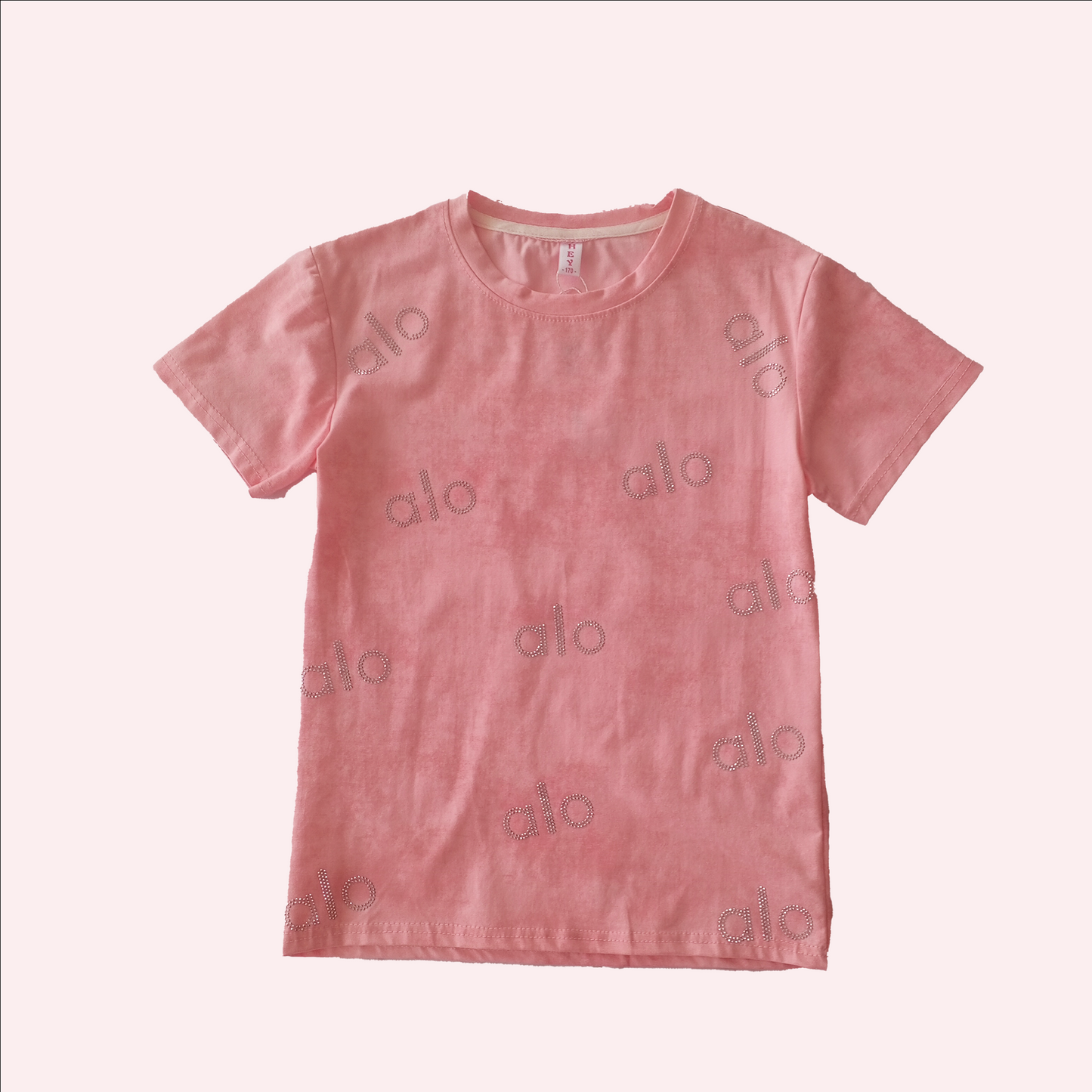 Alo Pink Girls T Shirt
