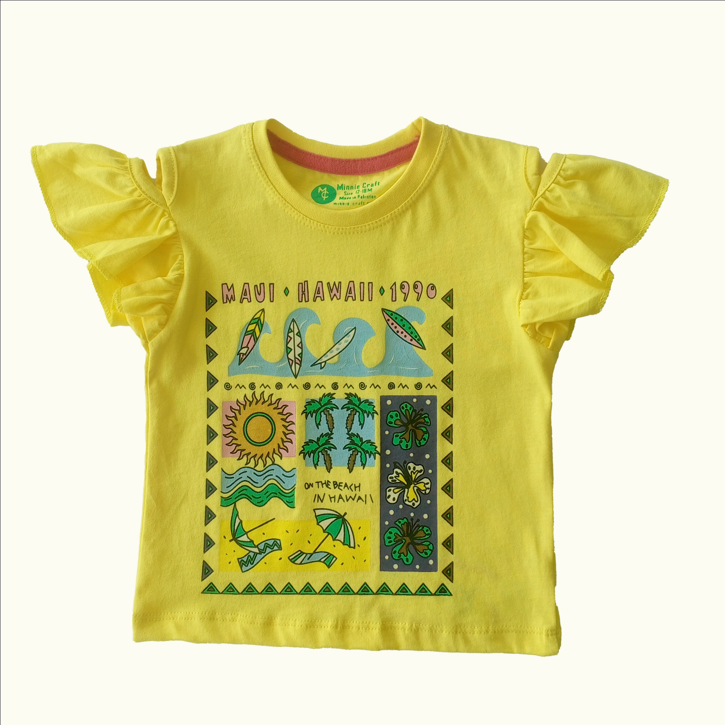 Nature Yellow Girls T Shirt