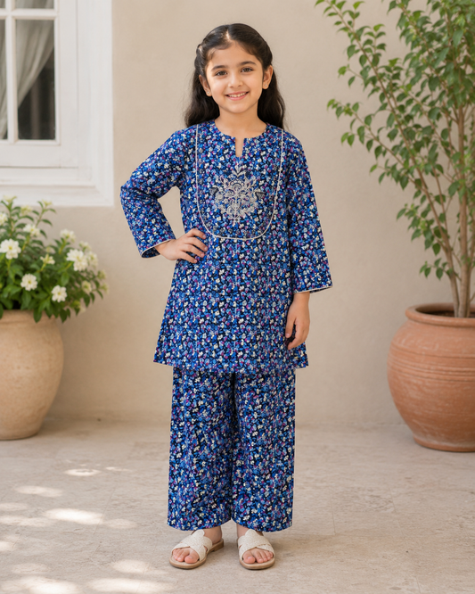 Girls Pure Lawn 2-Piece Suit | Ages 3–13