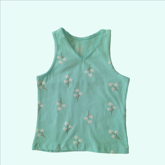 Sleevless Sea Green