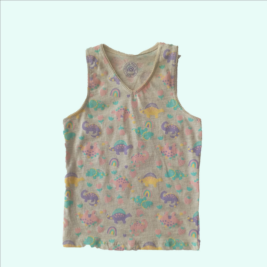 Sleevless Floral Shirt