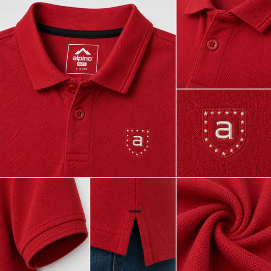 Maroon Polo T-Shirt for Boys