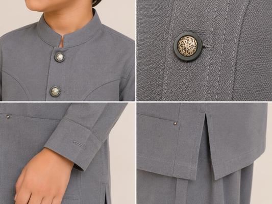 Boys Premium Wash & Wear 3-Piece Shalwar Qameez | KidsStudio